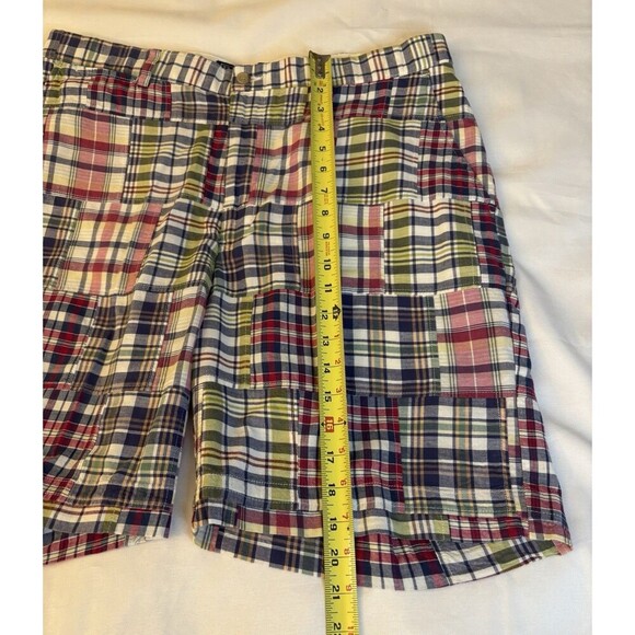 POLO RALPH LAUREN Madras Pastel Patchwork Plaid Shorts Men 35 Colorful Classic - Picture 11 of 11